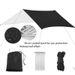 Outdoor camouflage canopy multifunctional waterproof sunblock beach sunshade tent canopy coated with silver canopy beach floor cloth_desvips.com