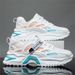 2026 Fashion Sneakers Jogging Shoes Walking Shoes Men PU+Mesh Low Top Lace-Up Breathable Non-Slip Wear-Resistant Running Shoes_desvips.com