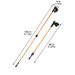 Two-Section Aluminum Alloy Double Board Snow Pole Multi-Functional Ski Portable Climbing Stick Shock-Absorbing Cane_desvips.com