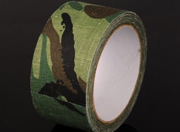 Jungle Outdoor Spare 10m Cloth-Based Bionic Waterproof Field Camouflage Tape_desvips.com