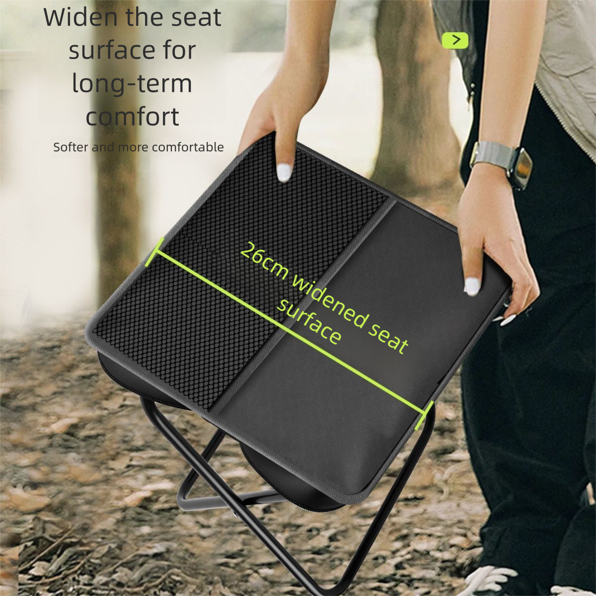 Outdoor Handbag Stool Small Fishing Picnic Camping Portable Folding Chair_desvips.com