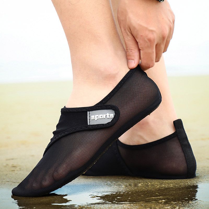 Mns Barfoot Msh Summr Watr Shos Brathabl Mn Casual Bach Snakrs Slip On Flat Loafrs Mal Tnis Zapatos_desvips.com