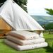 Automatic Inflatable Outdoor Camping Double Air Cushion Bed Thickened Flocked Mattress For Tent Ground Mat_desvips.com