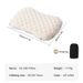 Outdoor Ice Silk Inflatable Pillow Foldable Portable Cheese Travel Pillow Waist Support Cushion Camping Nap Headrest_desvips.com