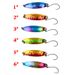 Makou Sequin Fish Bait Luya Bait Sequin Pure Copper Color Willow Leaf Sequin 4 Cm 3.5 G Cocked Mouth Bait_desvips.com