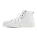 Fashionable Couple's Casual White Trainers With Excellent Airflow Comfortability Versatile Casual High Top Sneakers For_desvips.com