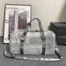 Large Capacity Transparent Duffel Jelly Lightweight Shoulder Handbag Travel Bag Sports Swimming Yoga Fitness_desvips.com