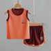 Kids' Clothing Basketball Uniform Short Sleeved Suit Summer Short Sleeved Shorts Sportswear Baby Two Piece Suit_desvips.com