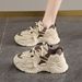 2025 Spring Summer New W's Dad Mesh Breathable Thick Height Increasing Soft Sole Versatile Casual Sports Shoes For_desvips.com