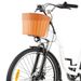 DYU C6 Electric Bike For Adults 26" City Urban E-Bike With Basket 350W Motor 36V 12.5Ah Battery_desvips.com