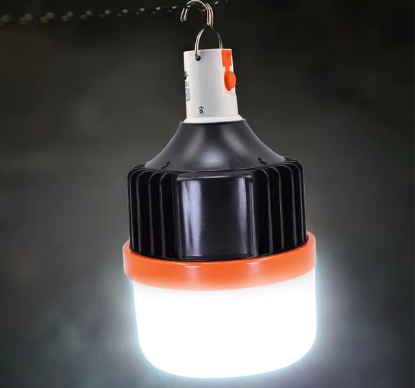 LED Rechargeable Portable Emergency Light, Retractable, Space-saving, Durable, Outdoor Waterproof Camping Light_desvips.com