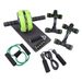 Single round belly wheel set home fitness push up stand grip power abdominal muscle wheel seven-piece set_desvips.com
