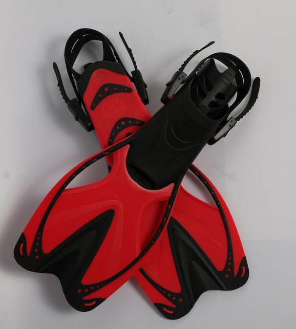 Kids Adjustable Long Swim Fins Diving Flippers For Snorkeling Swimming_desvips.com