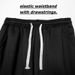 Mens Athletic Workout Running Jogging Sweatpants With Cargo Flap Pockets Fall Winter Warm Cozy Joggers Pants Trousers_desvips.com