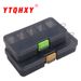 Lure Bait New Lure Box Transparent Gray Plug In Baffle Multi Function Portable Lure Sequin Storage Box_desvips.com