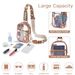 Designer fashion new pvc jacquard transparent strap women's single backpack heavy duty transparent chest bag storage bag_desvips.com