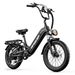 Cleytro XC20 20" Electric Bike, 48V 15.6Ah Battery, Front And Rear Suspension_desvips.com