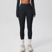 High Waisted Brushed Nylon Yoga Pants Quick Drying Breathable Cloud Feel Outdoor Sports Tight Fitting Long Pants for Running And Fitness_desvips.com