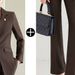 Women's Clothing Business Commuter Interview Suit Jacket Two-Piece Set_desvips.com