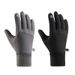 Winter Warm For Men And Women, Touchscreen Skiing Outdoor Sports Fleece Lined Waterproof Cold-Proof Cycling Gloves_desvips.com