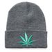 3D Embroidered Tree Leaves For Men And Women Students Pullover Beanie Warm Knitted Hat_desvips.com