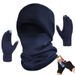 Sports Face Masks Three Piece Set Of Autumn Winter Proof Warm Headgear Motorcycle Riding Mask Sports Polar Fleece Neck Protection Touch Screen Gloves_desvips.com