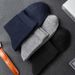 Box Pack Men's Cotton 10Pairs/Box Black Business Men Socks Soft Breathable Summer Winter For Man Boy's Gift Size_desvips.com