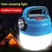 Portable Outdoor Camping Light, Solar Powered&USB Charging Camping Tent Lantern, With 6 Light Modes, IP65 Hanging Tent Light For Outside (Large-Blue)_desvips.com