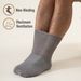 6Pairs Comfortable And Supportive Diabetic Socks For Men Moisture Wicking Fabric Non-binding Top Business Socks_desvips.com