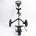 Golf Push Cart | 3-Wheel Golf Bag Pull Cart | Foldable & Space-Saving Golf Bag Cart_desvips.com