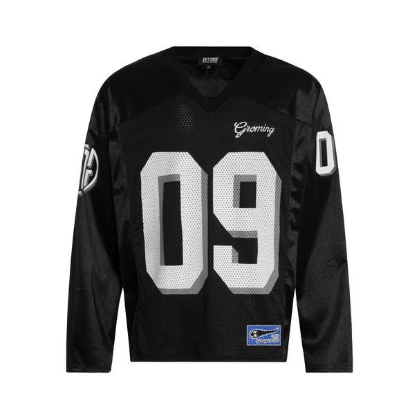 Men's T-Shirt Spring Autumn INS Loose Trendy Brand Letter Print Versatile Jacket 2024 New Model 12_desvips.com
