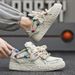 New Arrival Designer Street Men's Fashion Sports Man Graffiti Personality Sneaker Fancy Skateboard Hip Hop Shoes_desvips.com
