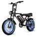 OOK-TEK S8 Fat Tyre Electric Bike, 48V 17.5Ah Battery Full Suspension_desvips.com