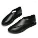 Sandals High Quality Men Outdoor Beach Casual Leather Flat Designer S 2024 Breathable Comfy Antiskid Summer Walking_desvips.com