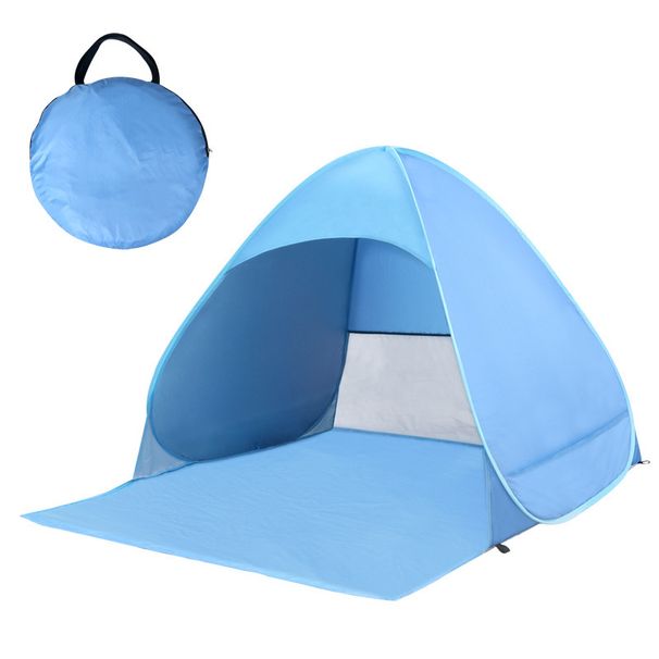 Automatic Pop Up Camping Tent - Instant Setup Beach Tent With Sun Protection & Waterproof For Outdoor Adventures_desvips.com