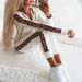 Women's Clothing casual home clothes trousers sports suits thickened _desvips.com