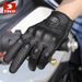 Motorcycle Cycling Gloves In Autumn And Winter Warm Waterproof Genuine Leather Thickened Leather Gloves_desvips.com