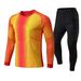 Professional Goalkeeper Jersey Set With Long Sleeves & Pants - Custom Printed Football Uniform For Men & Youth - Breathable Polyester Fabric_desvips.com