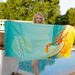 Swimming Towels Velvet Beach Towel For Swimming At The Seaside Absorbent And Sand Free Bath Towel Breathable Friendly And Quick Drying Beach Towel_desvips.com