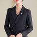 Women's Clothing Business Commuter Interview Suit Jacket Two-Piece Set_desvips.com