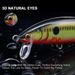 TREHOOK 3pcs Sinking Minnow Lure Set 95mm 13g Jerkbait Wobblers For Pike Bass Trout Artificial Hard Bait Fishing Tackle_desvips.com