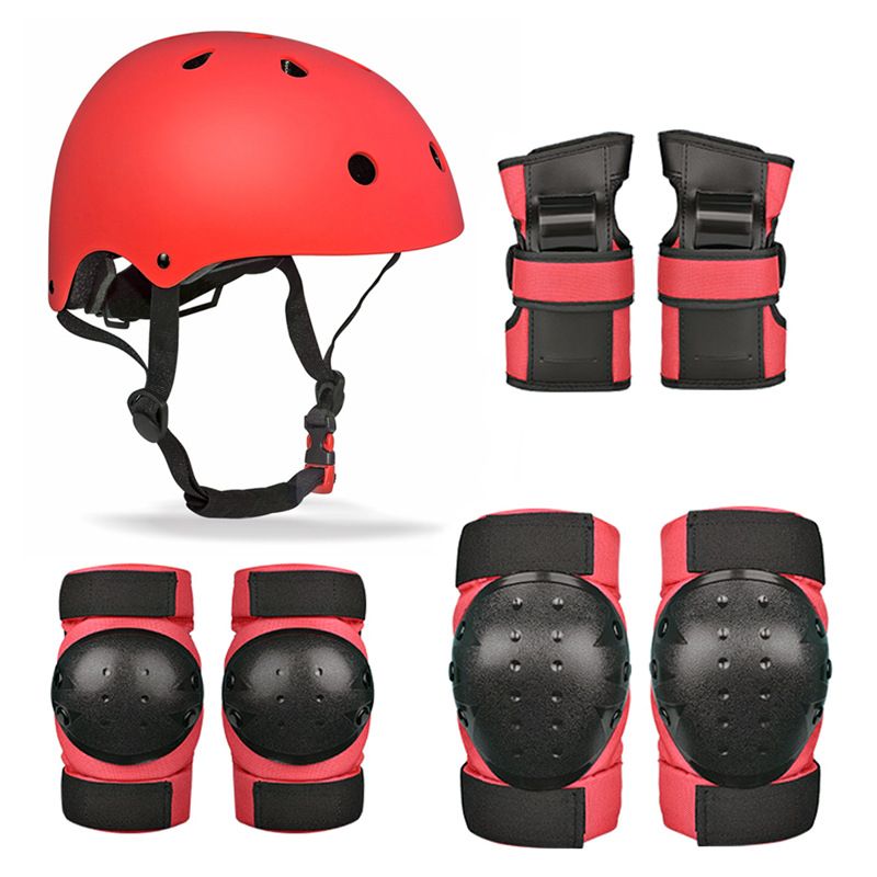 Children's Sports Helmet And Protective Gear Sets, Skateboards, Roller Skates, Ice Skates, Balance Bikes, Skiing, And Cycling._desvips.com