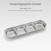304 Stainless Steel Condiment Dish - 2/3 Compartment Sauce Plate For Camping & BBQ Durable Rust-Proof Easy To Clean_desvips.com
