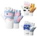 ROCKBROS Spring - Autumn Children's Half - Finger Gloves, Breathable Cycling Gloves_desvips.com