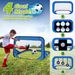 4-In-1 Portable Soccer Goal For Kids - Foldable Training Net With Detachable Frame & Carry Bag_desvips.com