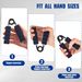 Aluminum alloy all-metal grip fitness metal spring steel grip exercise hand rehabilitation training_desvips.com