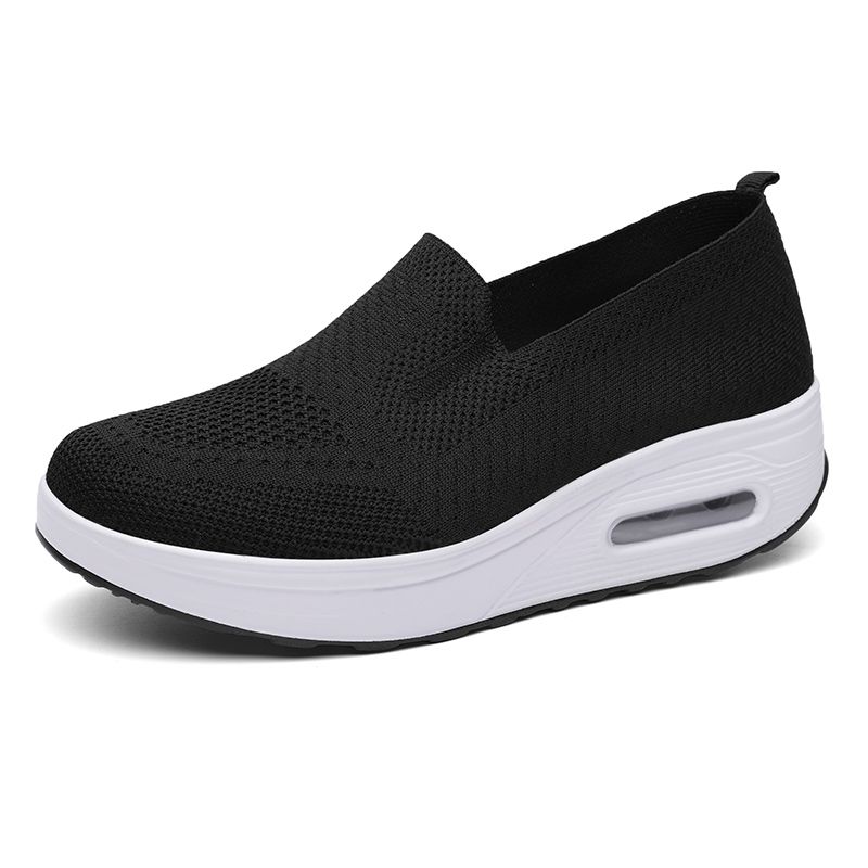 Women Walking Air Cushion Comfortable Breathable Outdoor Casual Shake Shoes Thick Bottom Increasing_desvips.com