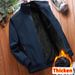 Warm Fleece Autum Jackets For Me Busiess Office Dress Coat Casual Me's Witer Jacket Solid Color Luxury Outerwear_desvips.com