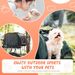 ROCKBROS Pet Carrier Bag Transparent Pet Bag Bicycle Breathable_desvips.com
