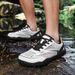 Summer Wide-Toe Men's Barefoot Shoes, Made Of Breathable Fabric With Large Pores, Suitable For Outdoor Activities_desvips.com